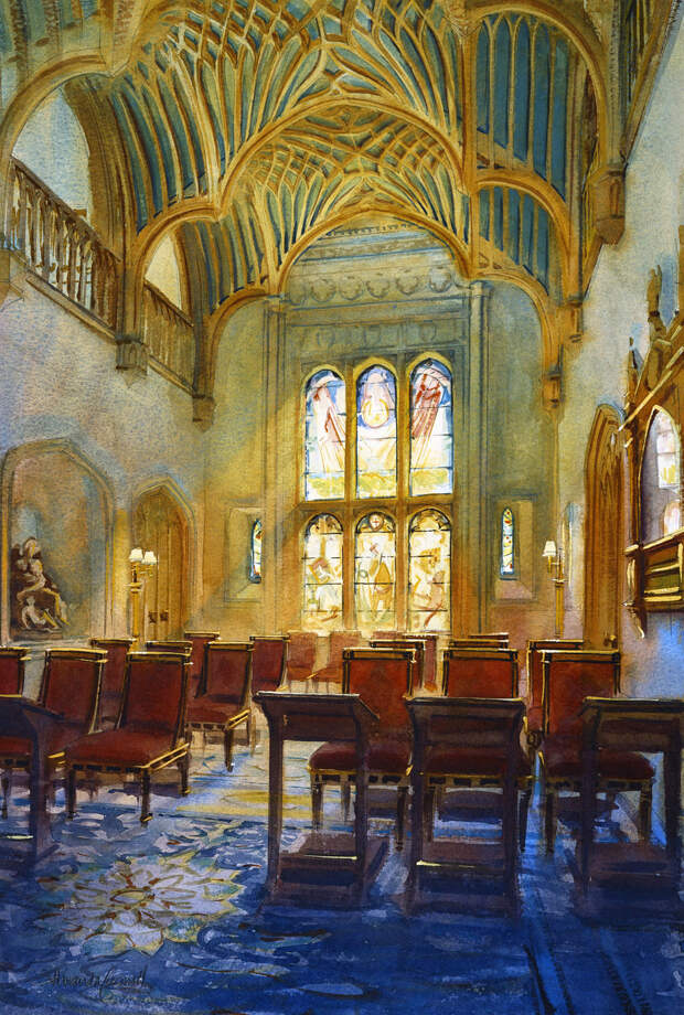 Windsor Castle: the Private Chapel, after the restoration