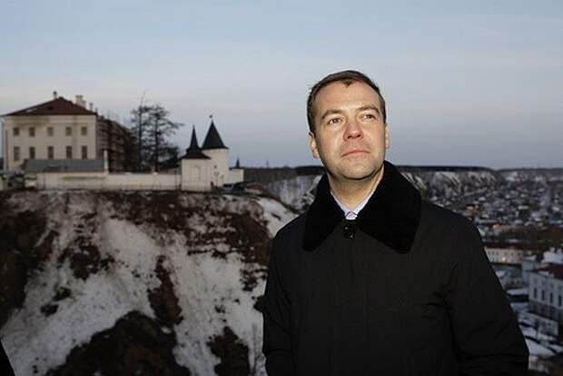 медведев, премьер-министр, фотография