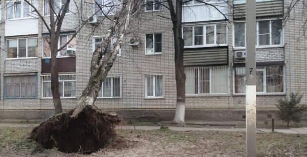 Ураган оставил около ста тысяч жителей Кубани и Адыгеи без света