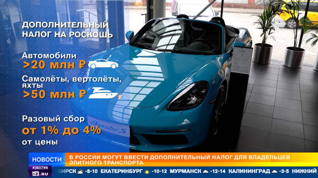 В России могут ввести дополнительный налог на элитный транспорт