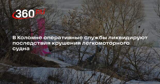 В городском округе Коломна рухнул легкомоторный самолет