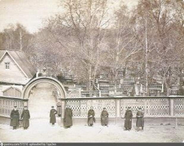Рогожское старообрядческое кладбище. 1900 1910 / Фото: pastvu.com