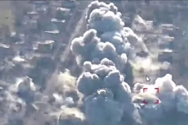 Удар трехтонной бомбы стер пункт дислокации ВСУ под Гуляйполем