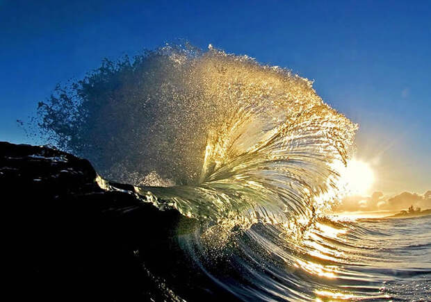 wave04 Самые красивые гавайские волны от Кларка Литтла