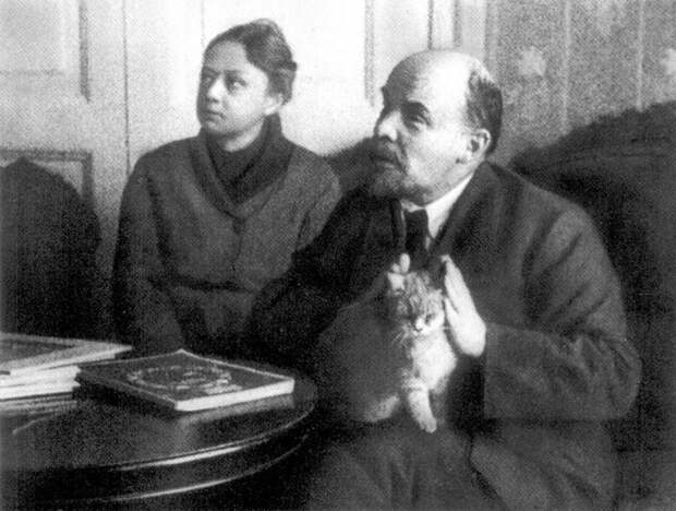 Ленин и Коты история, кошки, ленин