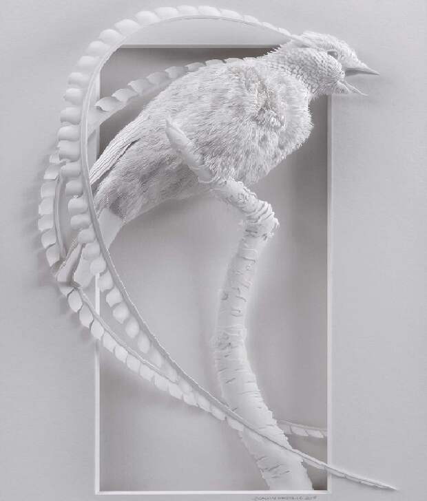 3D скульптуры из бумаги от канадского скульптора Келвина Николлса.