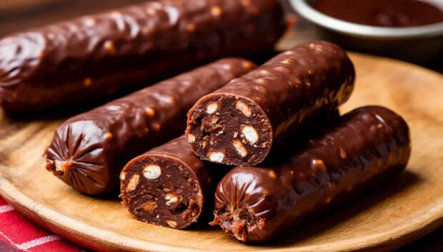Шоколадная колбаса за 15 минут: тот самый вкус из СССР — детей не оттащишь, взрослые плачут от ностальгии