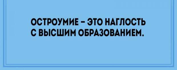 Лучший образец остроумия 4 буквы