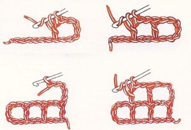 Филейное вязание крючком