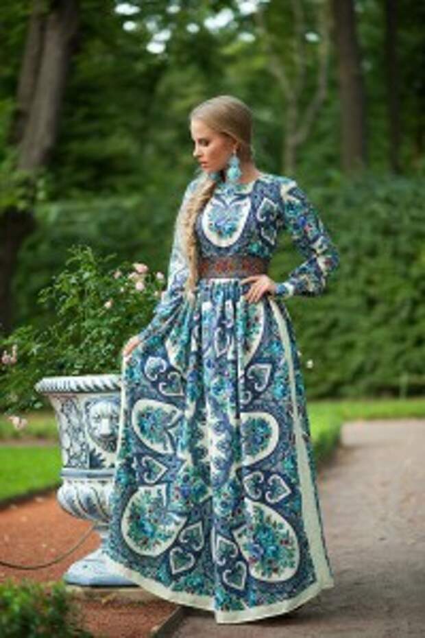 Русский стиль женской одежды