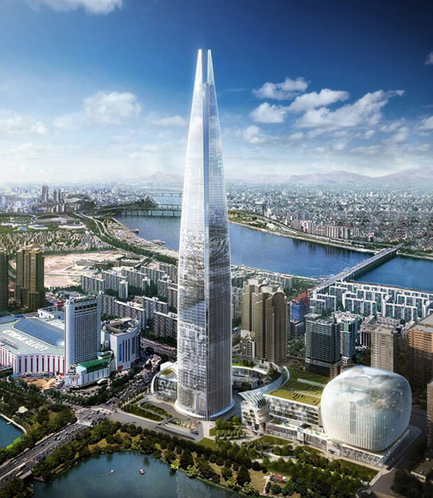 Проект будущего небоскреба Lotte Town Tower
