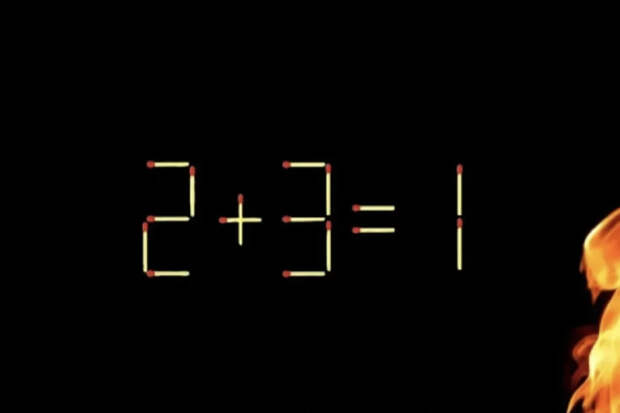 Хитрая головоломка со спичками: справитесь с задачкой за 11 секунд?