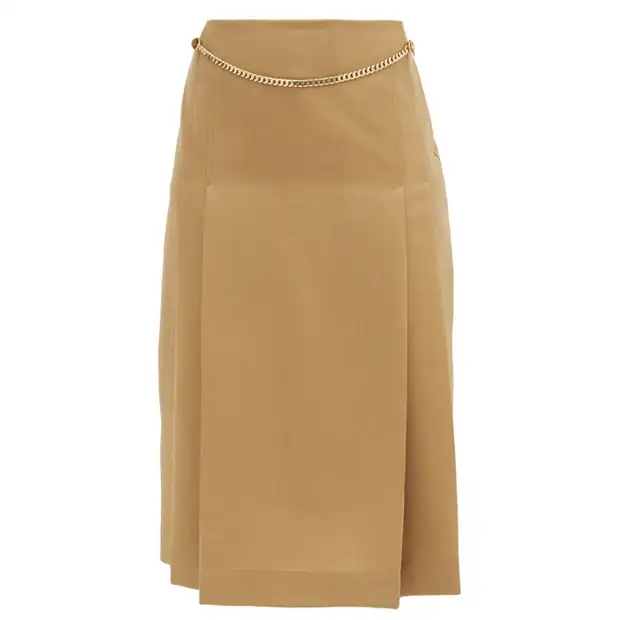 Плиссированная юбка-миди — самый женственный фасон этой осени
