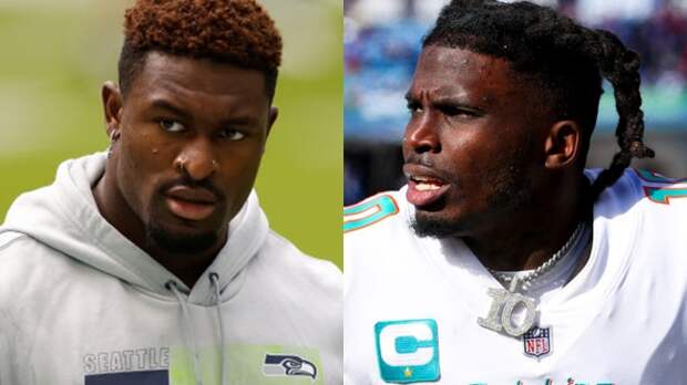 DK Metcalf and Tyreek Hill