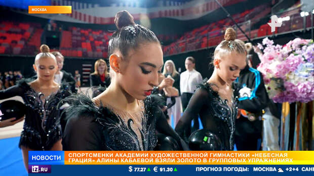 Гимнастки "Небесной грации" взяли золото на чемпионате России