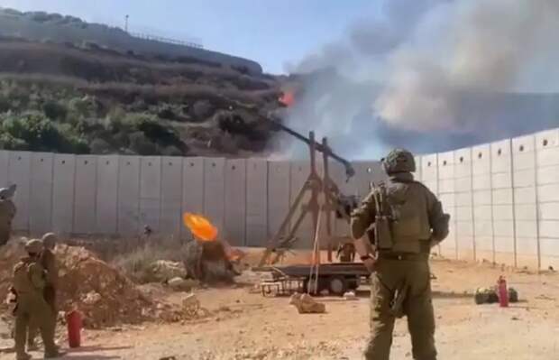 Израильские военные применили средневековые требушеты для обстрела территории