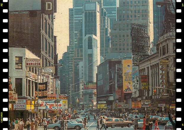 Таймс-сквер. Нью-Йорк, 1980 г.