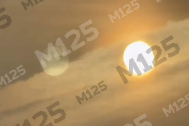 В небе над Москвой заметили редкое явление