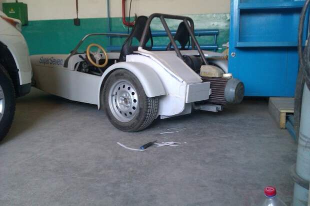 Омский изобретатель собирает Lotus Seven lotus, копия, реплика, самоделка, электромобиль