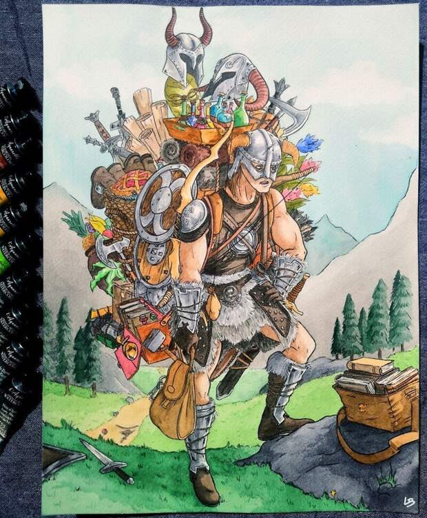 7. Игра Skyrim