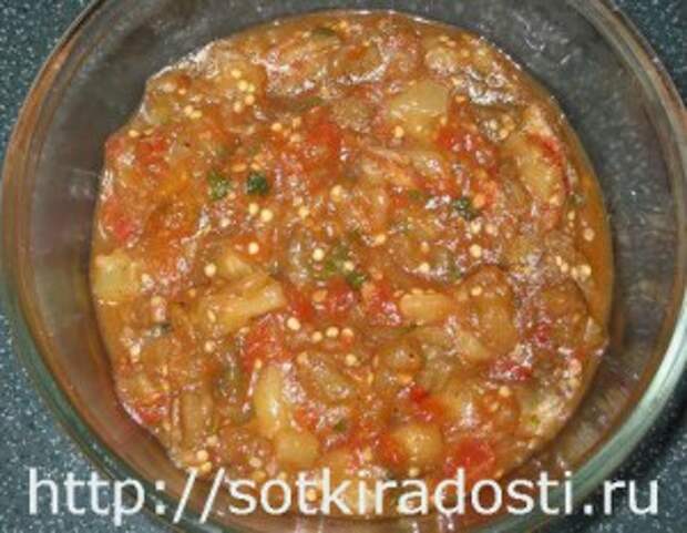 закуска из баклажанов