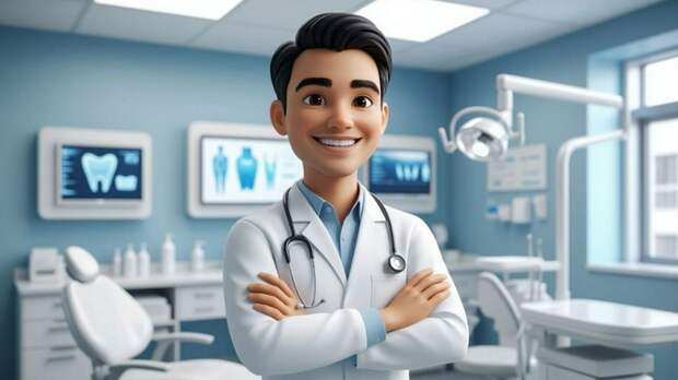 Стоматолог / Изображение сгенерировано YandexGPT 5 Pro / Алиса / amic.ru