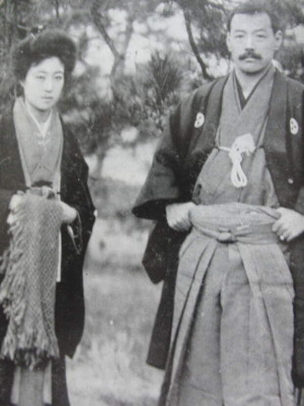 Сада-Якко с мужем в Берлине 1901 год