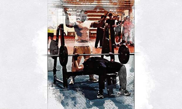 Главврач орловской облбольницы Мурадян показал высший класс в жиме штанги