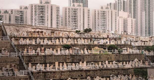 Вертикальное кладбище в Гонконге — когда перенаселение касается не только живых