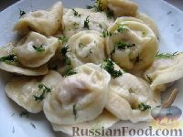 Фото к рецепту: Пельмени "Вкусные ушки"