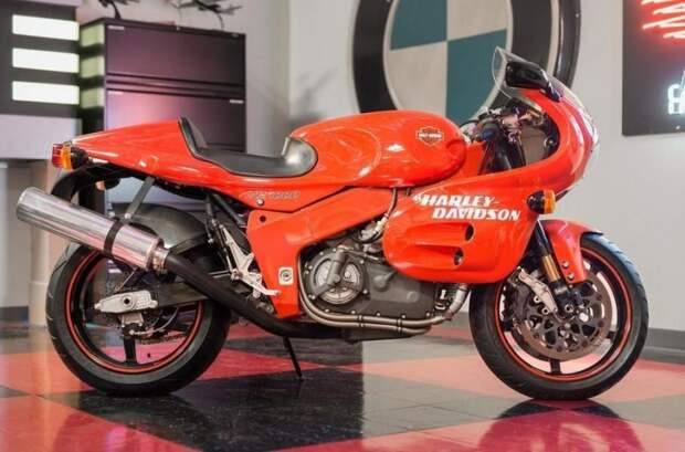 Непривычные Harley-Davidson - как американцы заказывали моторы у Porsche и пробовали строить супербайки harley-davidson, авто, байк, мото, мотоцикл, мотоциклы, мотоциклы Harley-Davidson