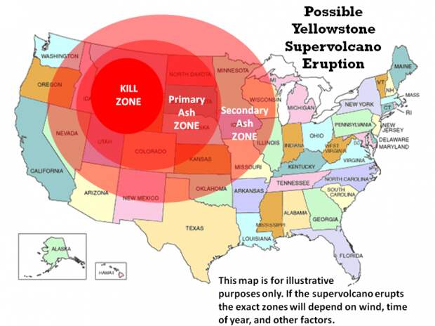 Yellowstone Volcano Eruption Killzone
