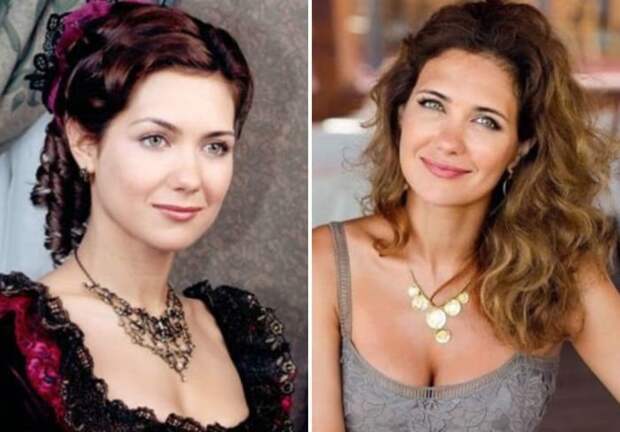 Екатерина Климова в сериале *Бедная Настя* и в наши дни | Фото: starhit.ru и 24smi.org Екатерина Климова в сериале *Бедная Настя* и в наши дни | Фото: starhit.ru и 24smi.org