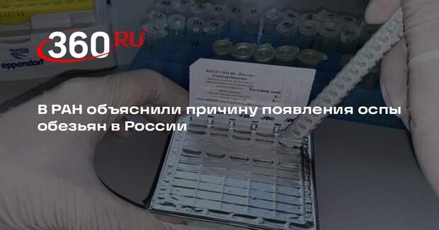 Онищенко: завоз оспы обезьян в Россию ожидаем для периода дефицита ультрафиолета