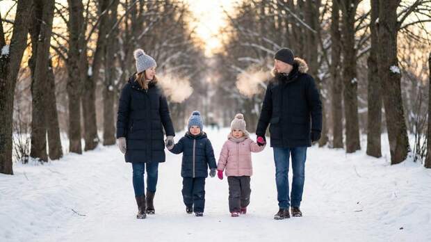 Педиатр Арбузова дала советы по прогулкам с детьми в мороз