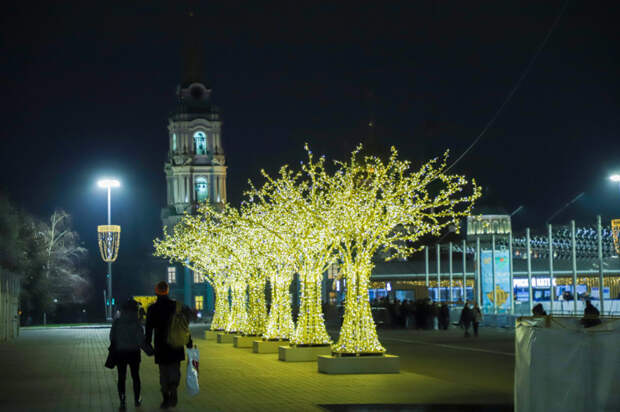 Более 120 общественных пространств в Тульской области украсят к Новому году до 20 декабря