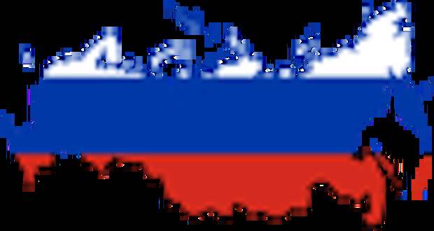 Флаг карта России