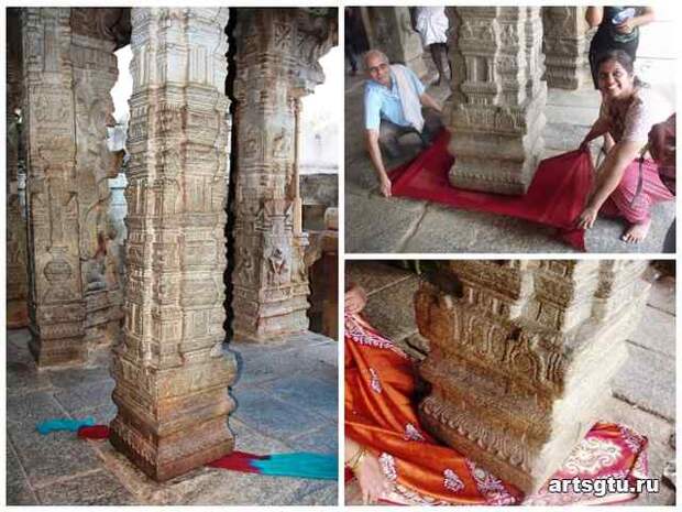 Лепакши — висящая колонна и загадочные круги Лепакши — висящая колонна и загадочные круги