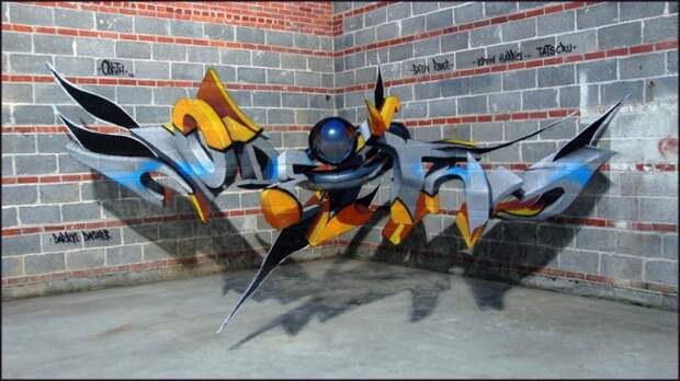 Анаморфотное искусство от Odeith (15 фото)