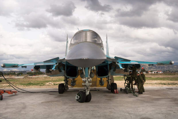 Авиационная база российских ВВС в Сирии