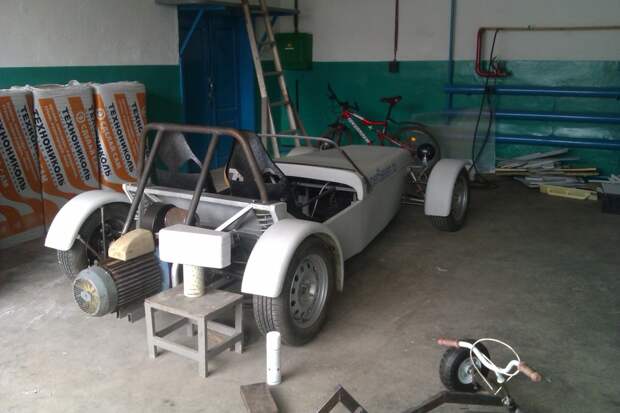 Омский изобретатель собирает Lotus Seven lotus, копия, реплика, самоделка, электромобиль