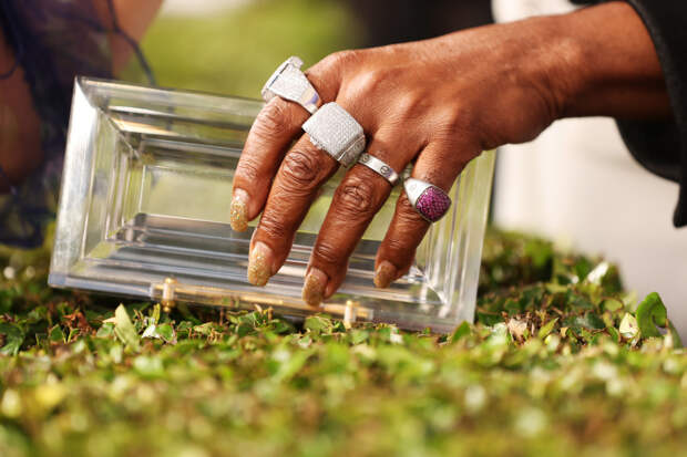 Прозрачный клатч Билли Портера