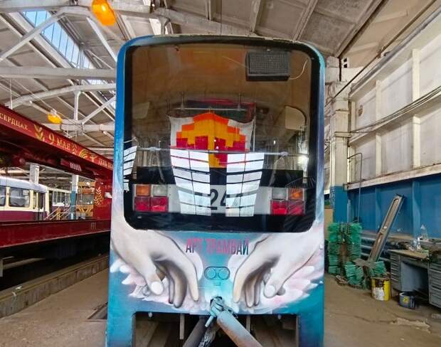 Возрожденный арт-трамвай полностью готов к запуску в Нижнем Новгороде