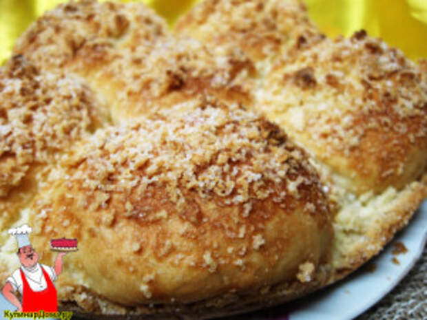 Вкусные домашние булочки с посыпкой. Вкусные домашние булочки с посыпкой.