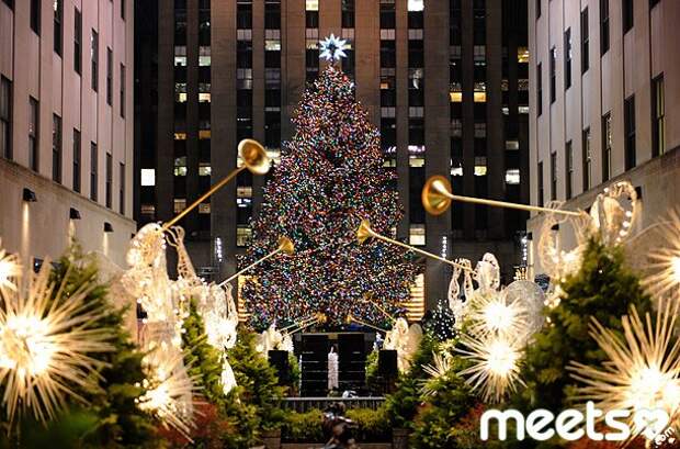 new year, new york new year tree