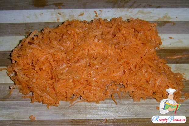 Натертая морковка