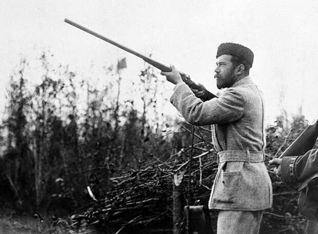 Николай II, охота на ворон