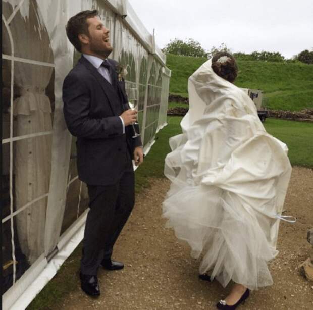 Подборка забавных и нелепых свадебных фото
