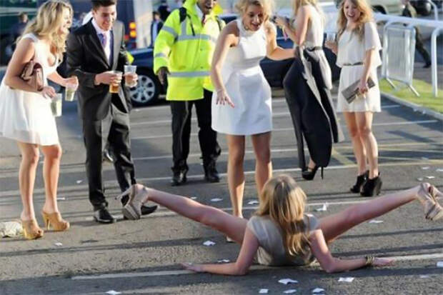 Уморительная фотоподборка невероятно пьяных австралийцев с мероприятия The Melbourne Cup