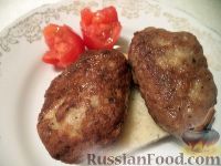 Фото к рецепту: Котлеты из куриных сердечек
